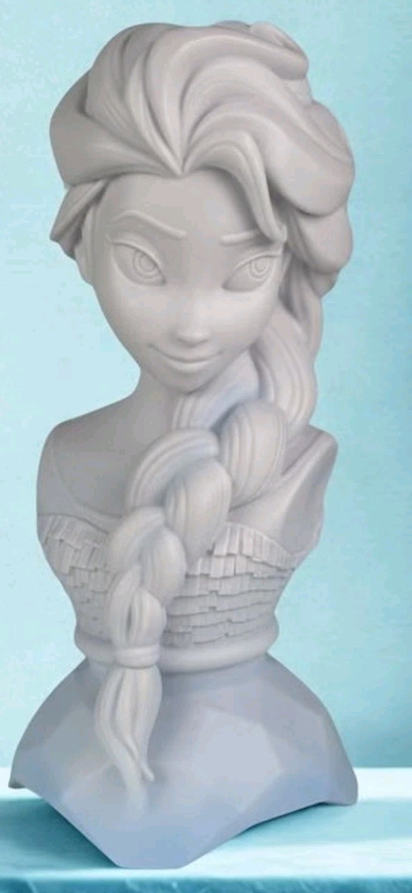 Busto de vinilo Disney Frozen Elsa amor a primera vista por Soap Studio's