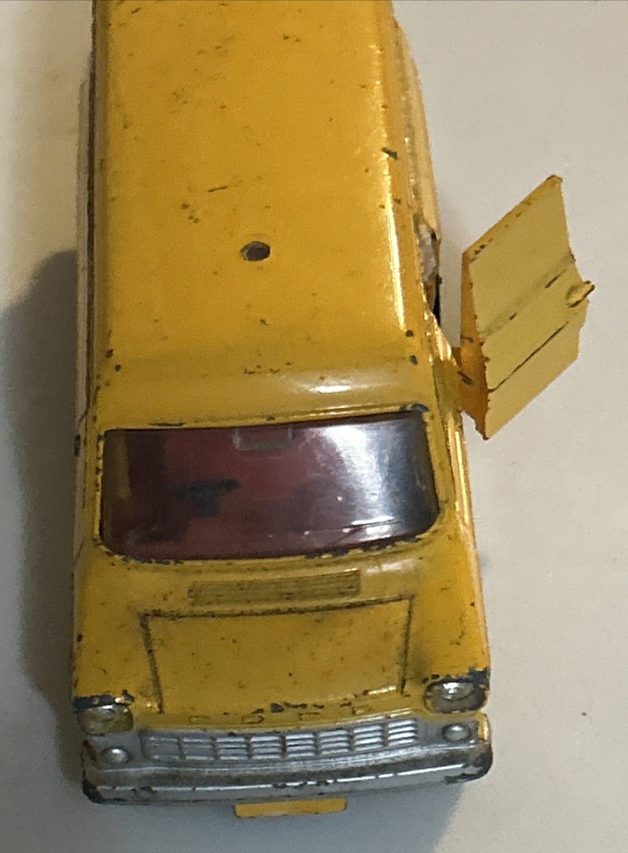 Dinky 416 Ford Transit Van Motorway Services Yellow Vintage 1:43