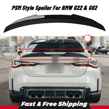 For 2021+ BMW G22 4 Series i4 G82 M4 GLOSSY BLACK MP STYLE Trunk Wing Spoiler
