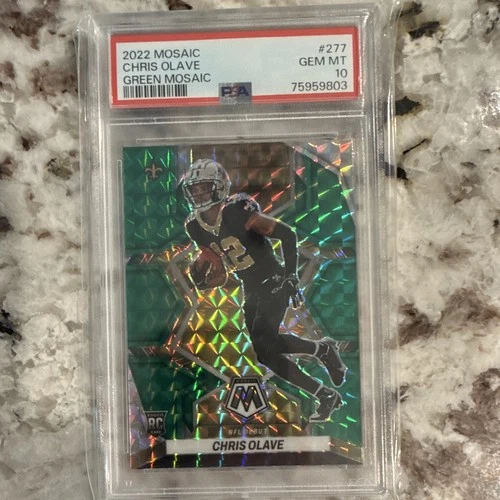 Chris Olave 2022 Panini Prizm Chris Olave #277 Green