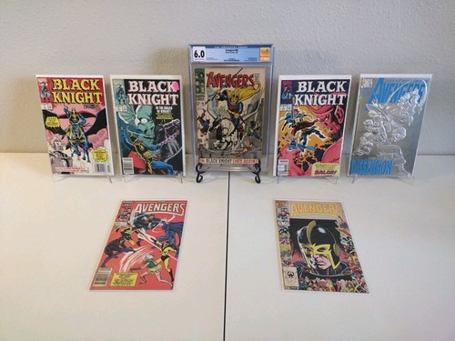 Lotto fumetti Avengers #48 CGC 6.0 1a App Dane Whitman Black Knight #1-3 Edicola - Foto 13 di 13