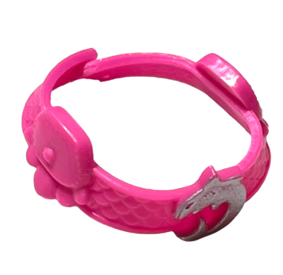 #ad MONSTER HIGH Doll Lagoona Blue Ghouls Night Out Replacement Pink Shark Belt $6.95