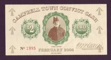 AUSTRALIA Campbell Town Convict Cash Tow Pounds Convict Uniform  (DAN170801/G7)