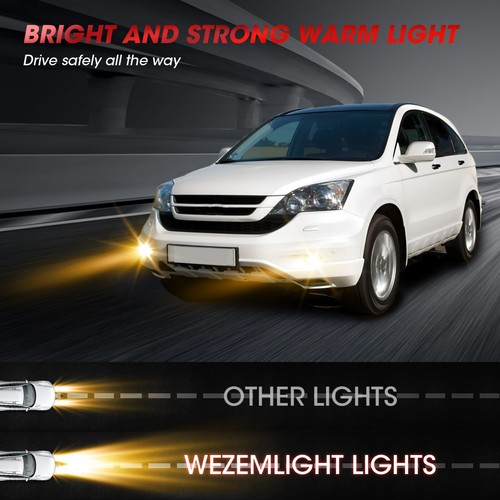 Fog Lights For 2010-2011 Honda CR-V Driving Lamps Clear Lens w/Switch Wiring B - Picture 8 of 8