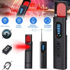 Anti-Spy RF Signal Detector Camera GSM Audio Bug Finder Scanner Tracker Portable