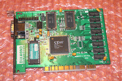 S3 Trio64 Diamond Multimedia Stealh 64 DRAM - 2MB SIMM RAM + EDO - DOS Gaming