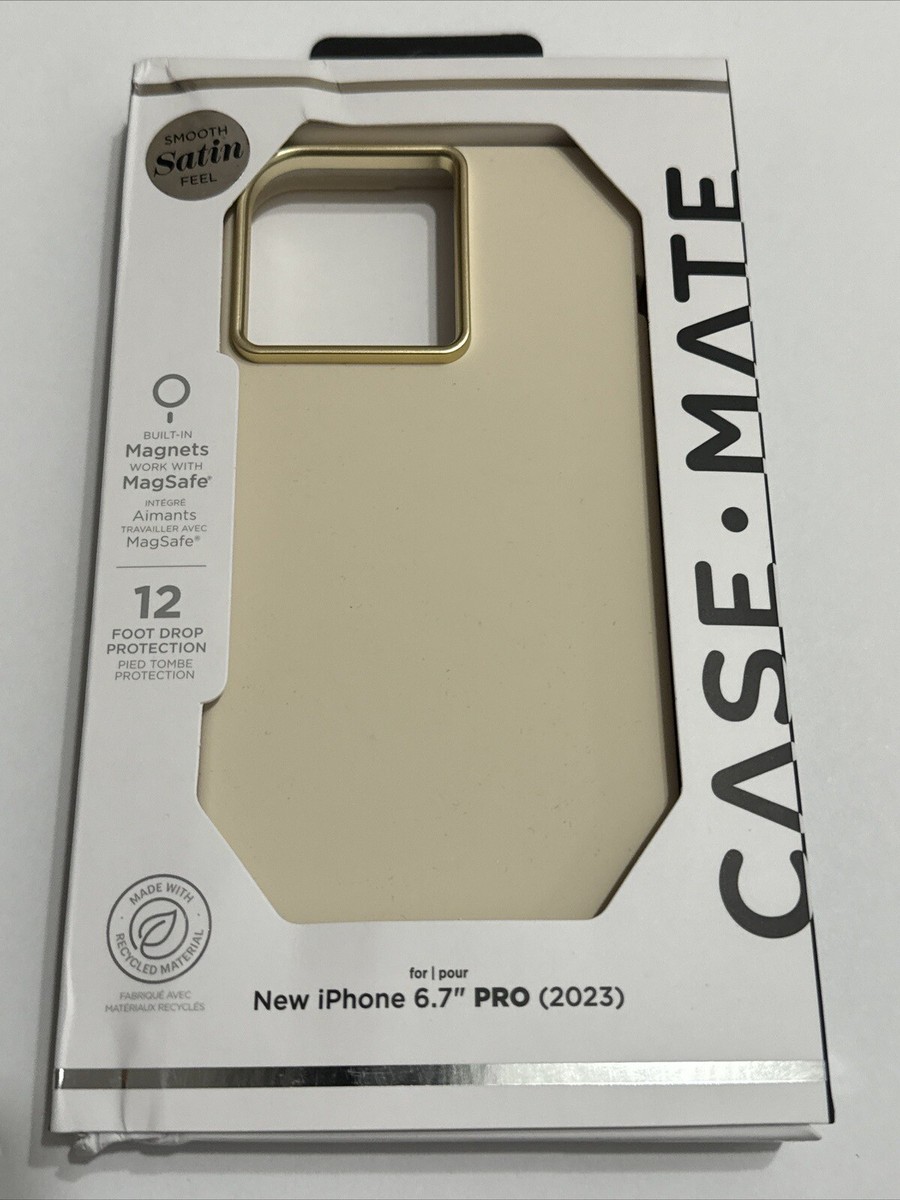 Case-Mate Silicone MagSafe Case For iPhone 15 Pro Max Beige