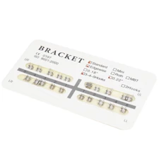 Dental Orthodontic Monoblock MIM Edgewise Metal Bracket Braces 022 345 Hook