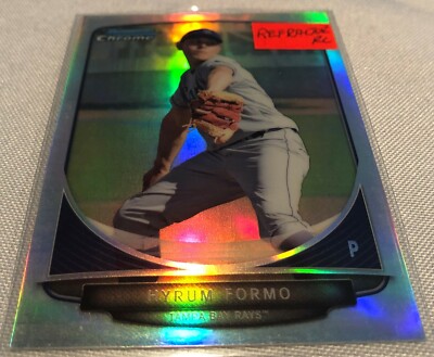 2013 Bowman Chrome Draft Baseball Hyrum Formo Tampa Bay Rays Refractor #BDPP-124
