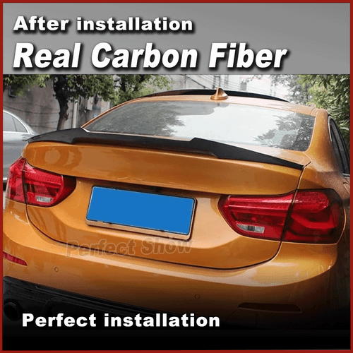 Passt für BMW 1ER F52 118i 2017-2019 Carbon Heckspoiler Spoiler Flügel Lippe - Picture 2 of 13