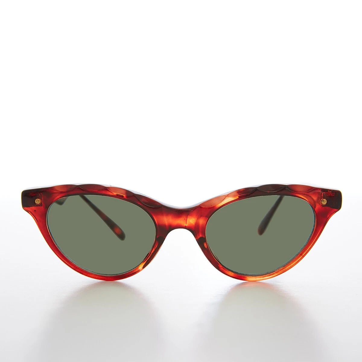 Da Bambino Misura Occhio di Gatto Vintage Deadstock Sole Tartaruga
