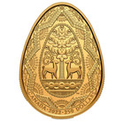 58,5 Gramm 250$ Kanada Goldmünze Pysanka 2022 Ei Form PP mit Zertifikat und Box