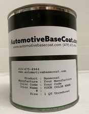 CHRYSLER/DODGE/JEEP BASECOAT PAINT **UNREDUCED** - 1 Quart