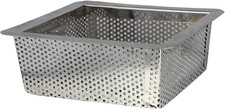 e Commercial Floor Drain Strainer, 304 Stainless Steel, 0.8Mm, 8-1/2-Inch by 8-1