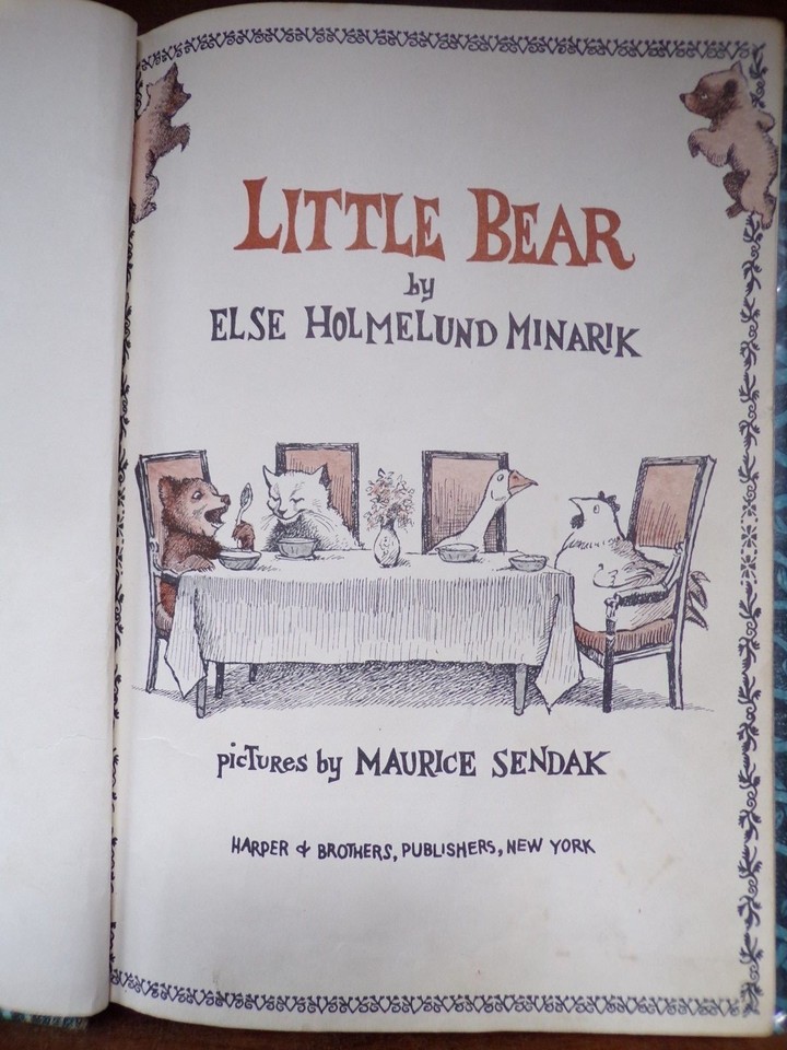 Little Bear ~ Else H. Minarik ~ Illus Maurice Sendak ~ 1st/1st ~ HC/DJ ...