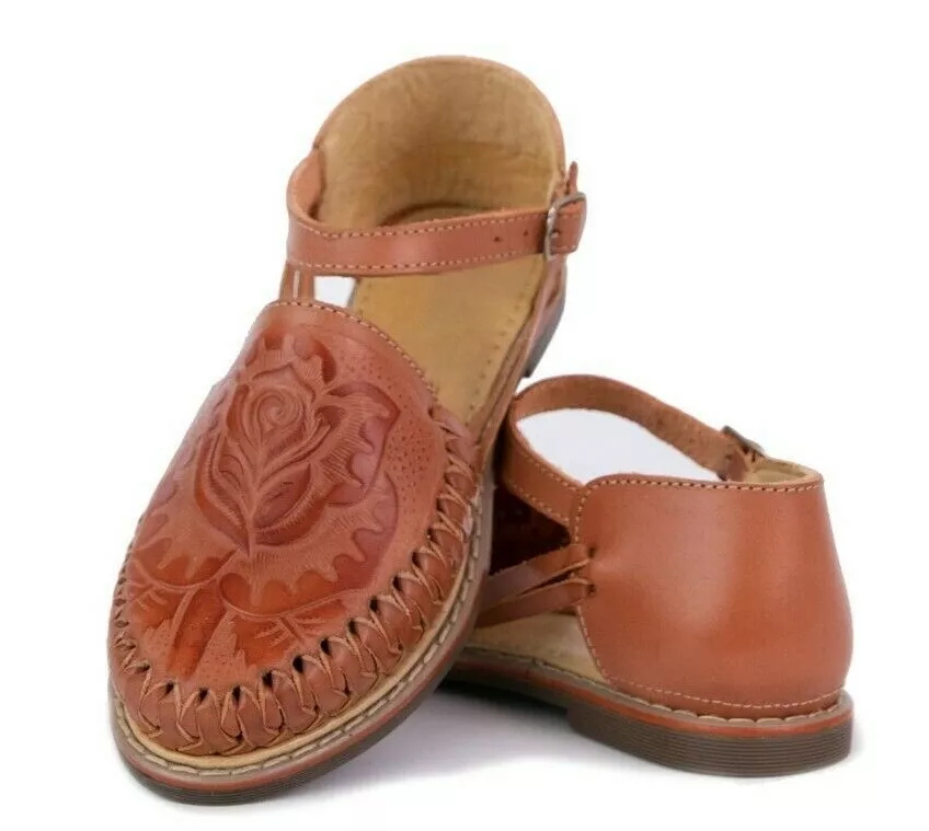 Mexican flower sandals sale