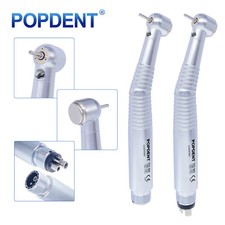 POPDENT Dental E-generator Fiber Optic LED High Speed Handpieces Push NSK Style