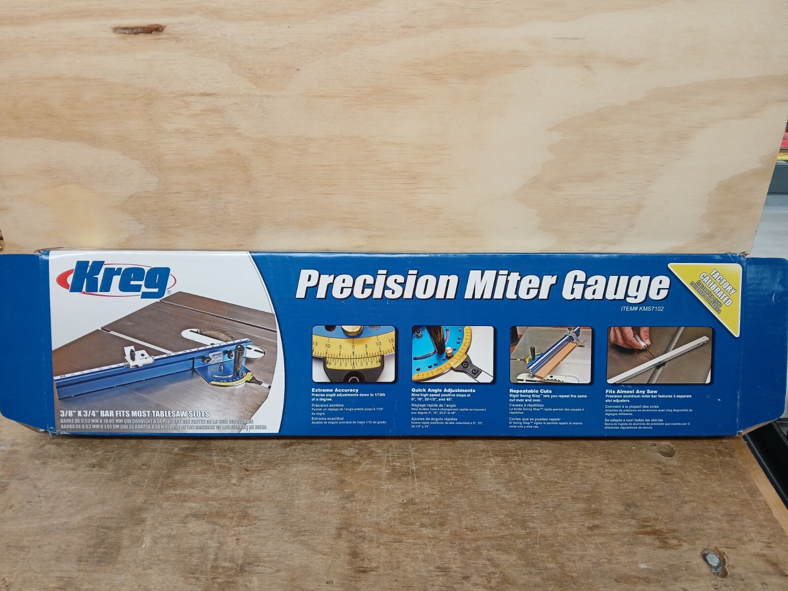 Kreg KMS7102 Table Saw Precision Miter Gauge System eBay