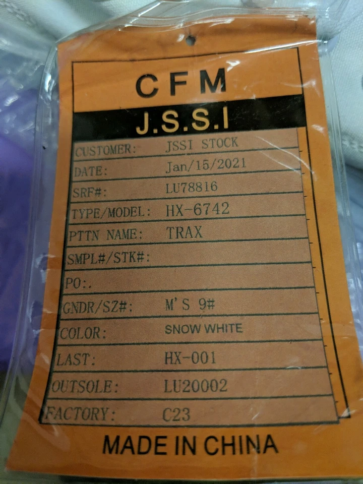 Lugz Trax Hombres Talla 9 Tenis Zapatos Informales - Blanco Nieve Estante #175e Foto 2 de 3