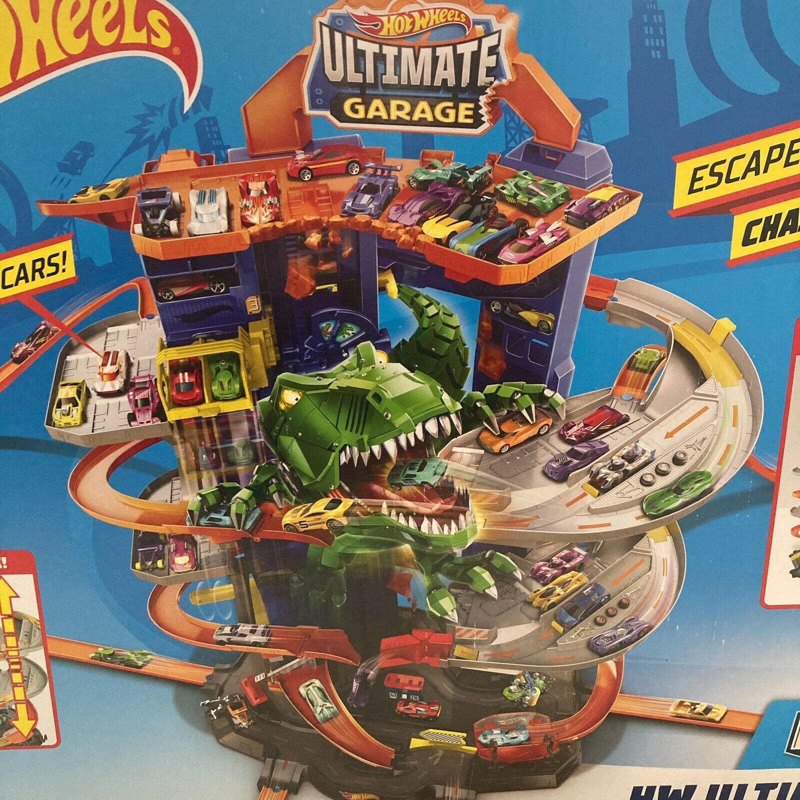 Soldes Hot Wheels City Robo T-Rex Ultimate Garage 2024 au meilleur