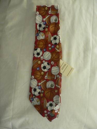 BASKETBALL Design MEN'S NECK TIE All Sports Balls No2 NBA FIBA No44