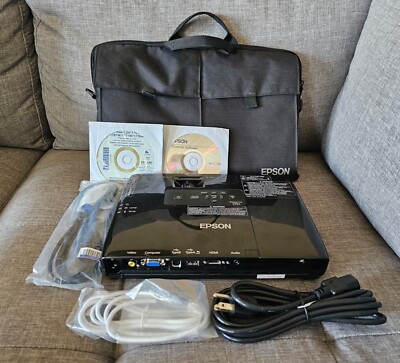 Epson PowerLite 1751 Tri-LCD Projector, only 60 hours lamp runtime