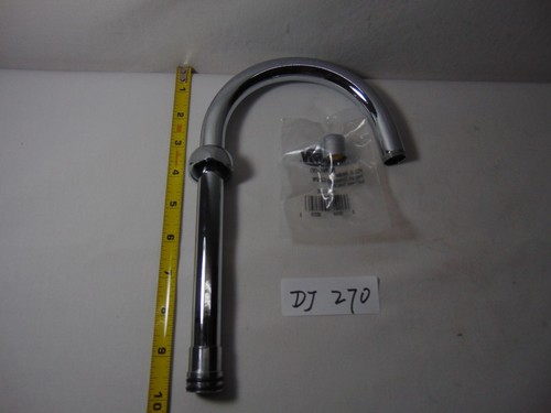 Zurn Z824B0 Single Handle Faucet Chrome Replacement Part Curve Spout Only - 第 2/4 張圖片