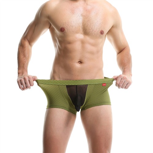 Men's Sexy Bulge Pouch Boxer Shorts Stretchy Breathable Underpants Male Trunks - Picture 5 of 60