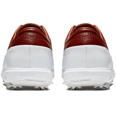 Nike Mens Air Zoom Victory Golf Shoes White Tan Croc AQ1479 101