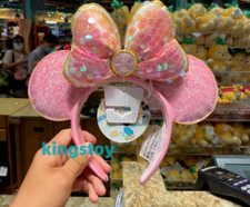 Disney Park w/tag 2022 summer Sequined Minnie Mouse ear headband disneyland NEW