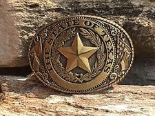 TEXAS STATE BELT BUCKLE MAP FLAG WESTERN COWBOY RODEO Hebillas Vaqueras