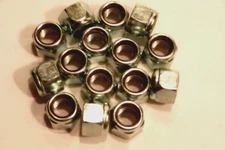 LOT (10) ,1/2-20 FINE THREAD,NYLON INSERT LOCKNUT,LOCK NUT, FULL SIZE, GRADE 2