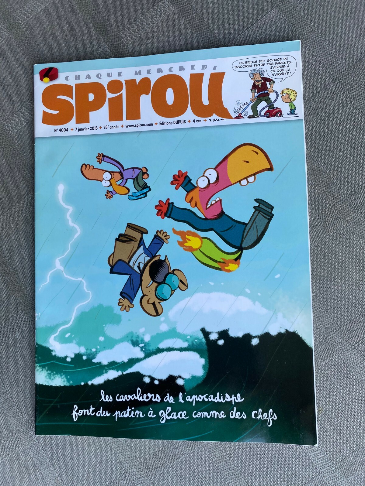 Spirou Weekly No. 4004 2015 In Excellent Condition