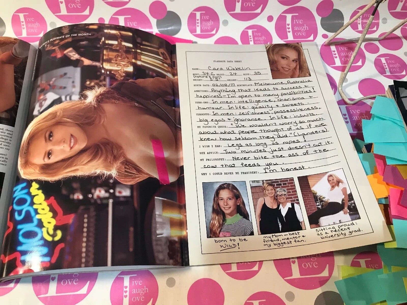 Playboy November 1999 ~ Cara Wakelin, Mia St. John | eBay