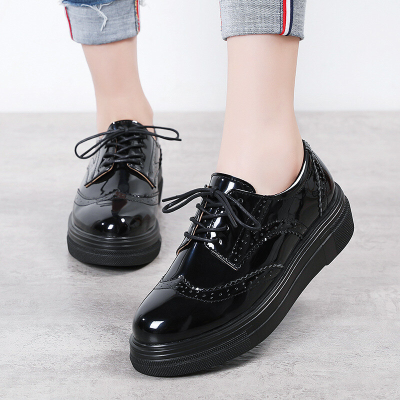 Patent Leather Brogues Shoes | eBay