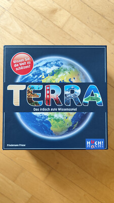 TERRA Wissensspiel Quiz Gesellschaftsspiel von HUCH! Friedmann Friese