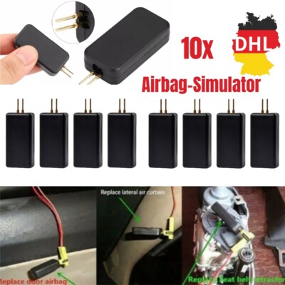 10 Tlg. Seitenairbag Airbag Deaktivierung Widerstand Gurtstraffer Simulator SRS
