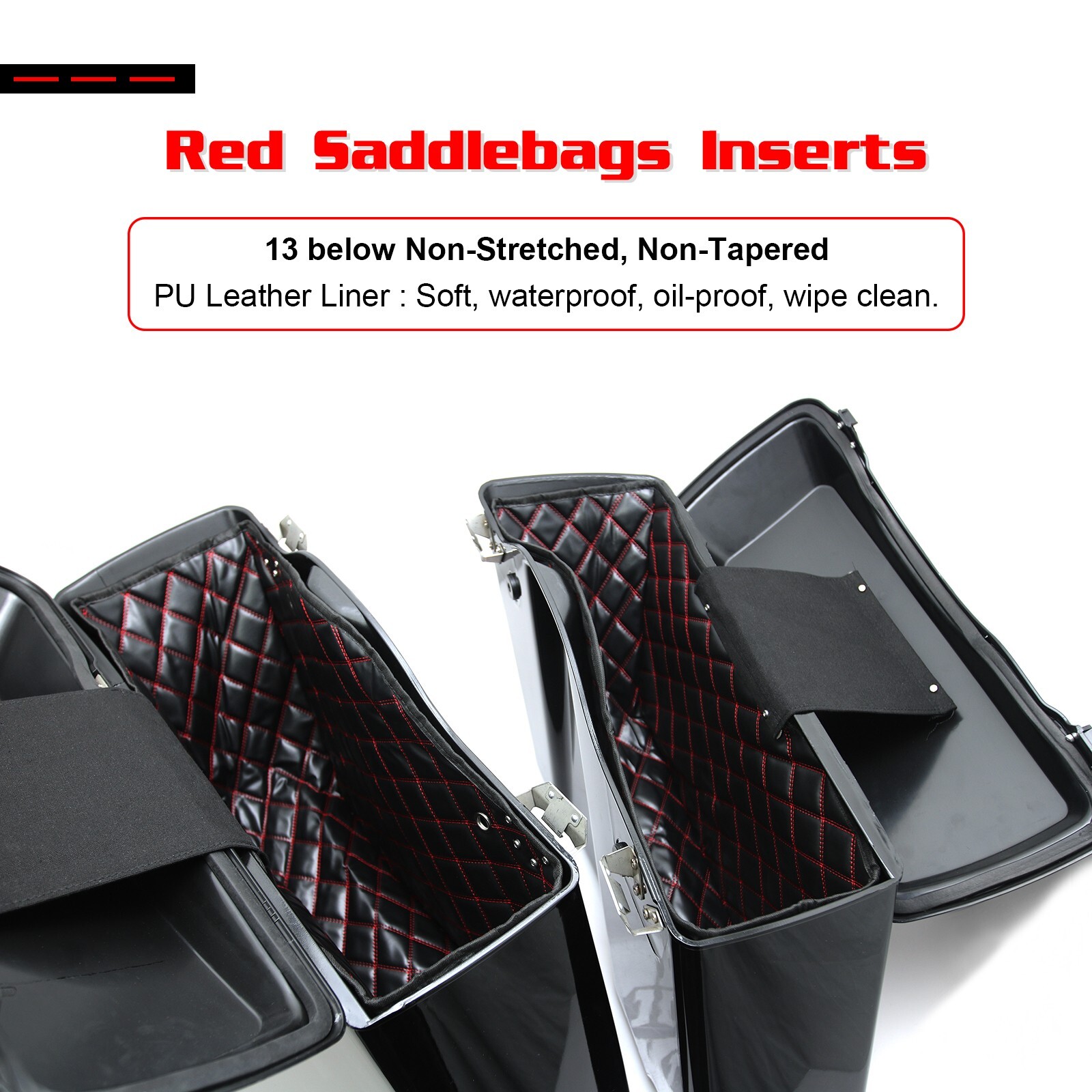 Street Glide Saddlebag Insert Liner Bags For Harley Touring Road King
