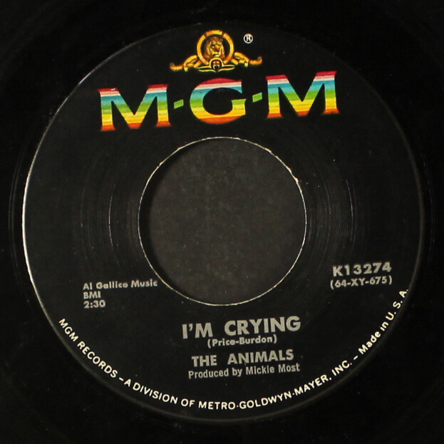 ANIMALS: i'm crying / take it easy baby MGM 7