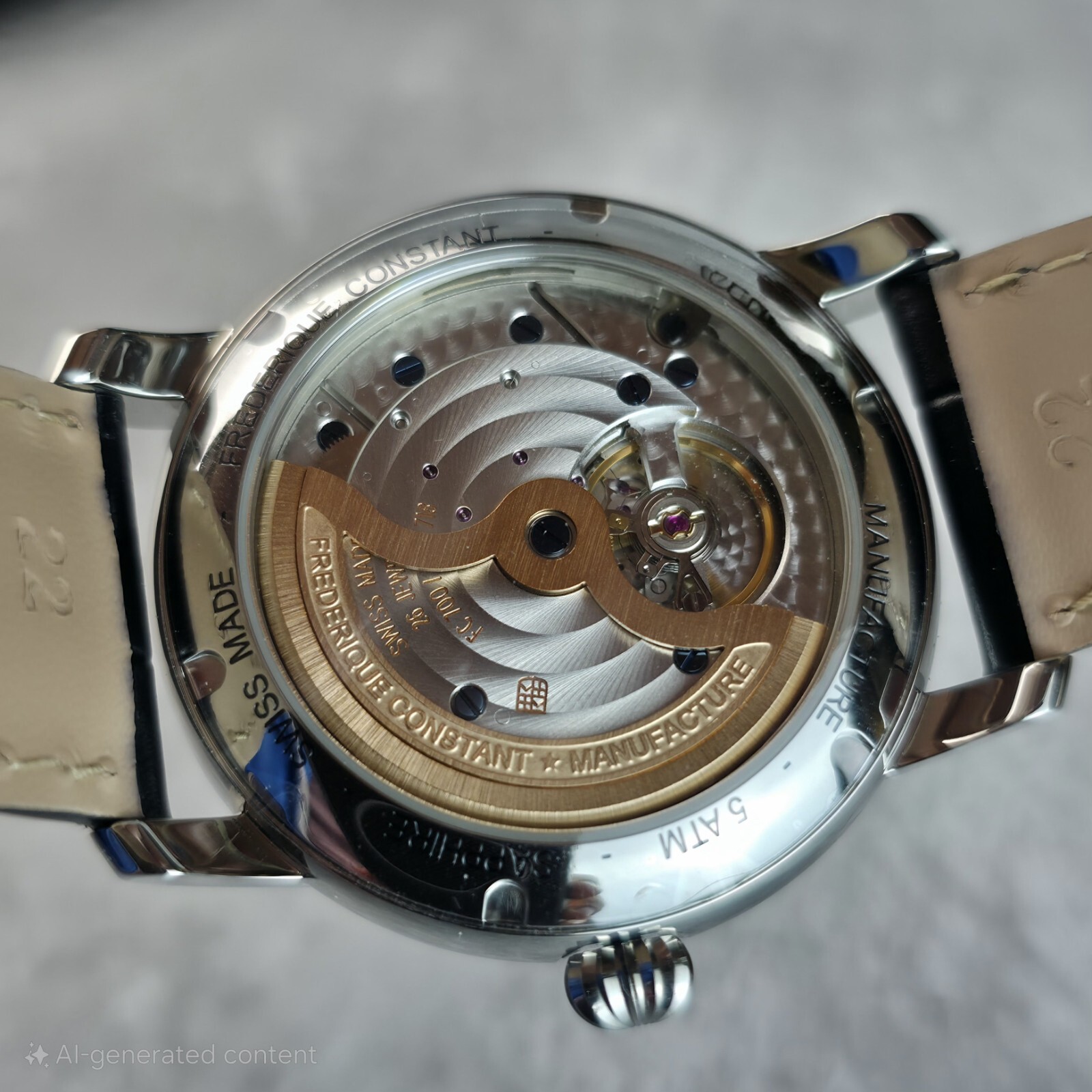 Frédérique Constant Manufacture classic Silver 42 mm Men's Watch