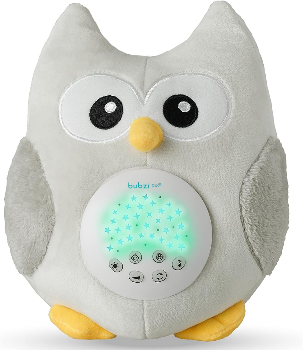 Baby Sound Machine, Portable Owl Soother Baby Night Light