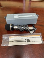 SONY ELECTRET CONDENSER MICROPHONE ECM 18N- MUSIC PODCAST SINGING ENGERINING