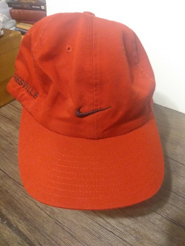 Nike Black Logo Red Baseball Golf Hat 