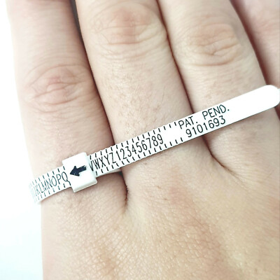 Ring Sizer UK/US/EU/JP Ufficiale Brannico/americano Do Riutilizzabile E Leggero Bel Misuratore Misura Misura Uomini E Donne Taglie A-Z