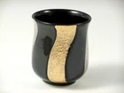 Arita yaki porcelain Japanese Green Tea cup Yunomi Gold Platinum Neji Black