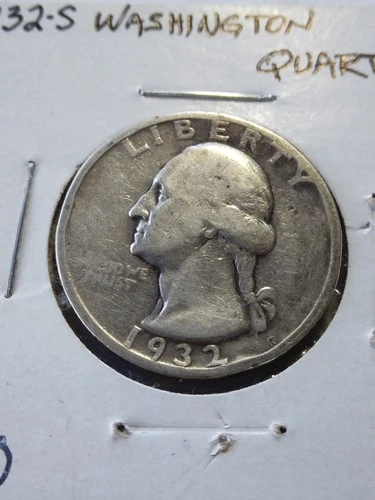 1932-S WASHINGTON QUARTER - LOWEST MINTAGE IN THE SERIES, SAN FRANCISCO MINT!