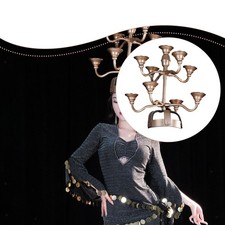 Porte-bougie pour danse du ventre, accessoire élégant et facile à porter,