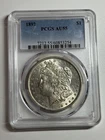 1892-P Morgan Silver Dollar $1 PCGS AU55 Bright White Better Date