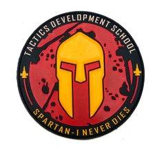 TACTICS DEVELOPMENT SCHOOL - SPARTAN - HIGH QUALITY PVC PATCH