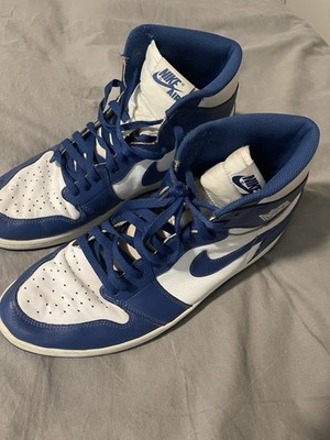 Air Jordan 1 Retro High OG Game Royal Blue White Size 13 Nike AJ1 Leather Sneak